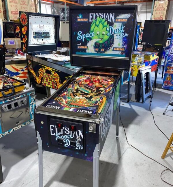 Elysian space dust pinball machine